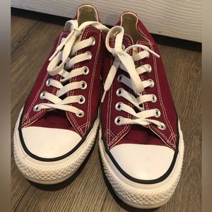 Maroon Converse All Stars (size 7.5 Women)